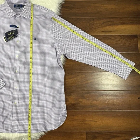 Polo Ralph Lauren Size XL / 17.5 / 34 - 35 Classic Fit Button Up Dress Shirt
